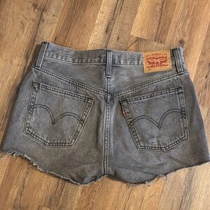Levi's Charcoal Jean Shorts for Women
